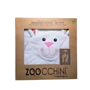 BNWT Zoocchini Hooded towel “Bella the Bunny”